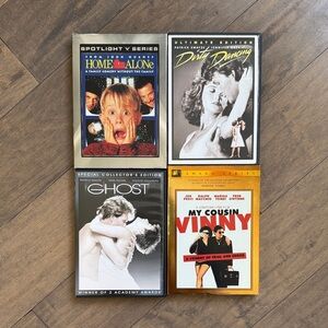 Classic Movie DVD Set — Home Alone, Dirty Dancing, Ghost, My Cousin Vinny